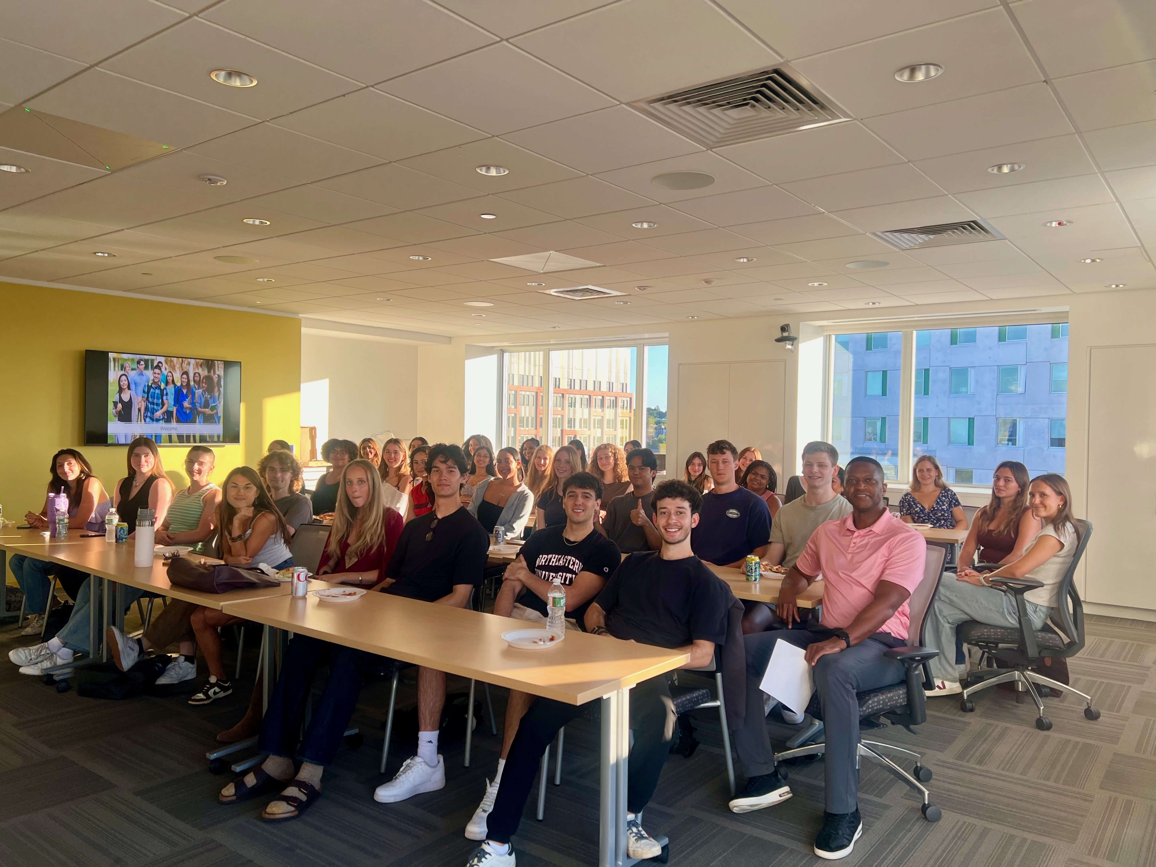 College students gathered for a VOCATIO conversation